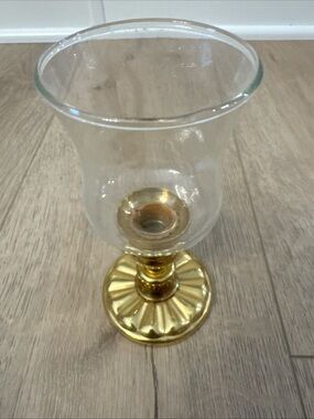 Baldwin Brass  Glass Candle Holder Votive Classic 6" Tall